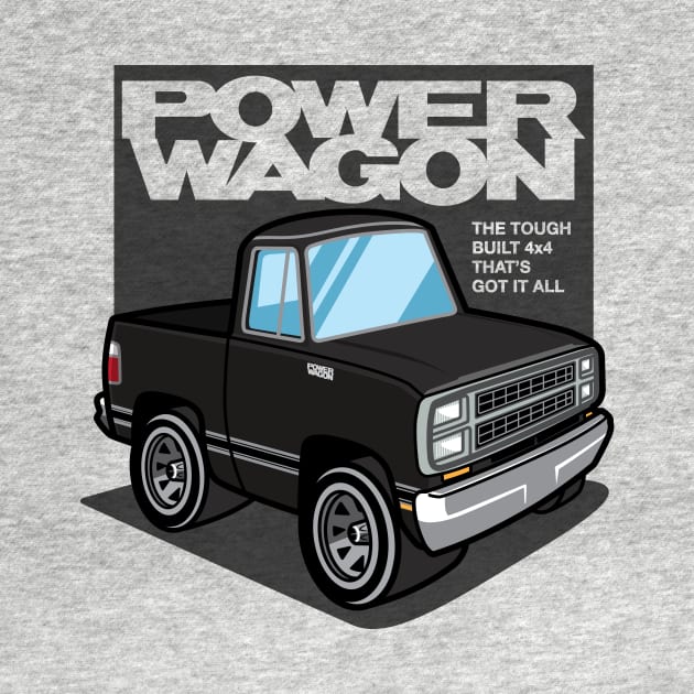 Black - Power Wagon (1980) by jepegdesign